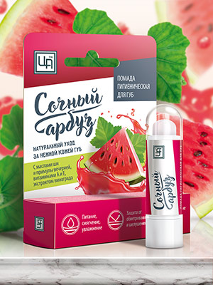 Гигиеническая помада «Сочный арбуз»