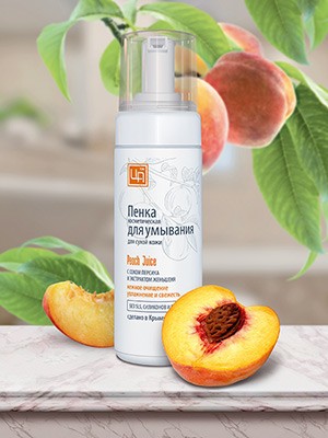 Пенка для умывания «Peach Juice» для сухой кожи