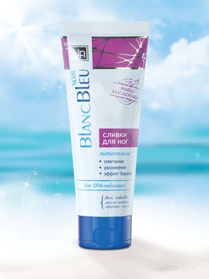 Сливки для ухода за кожей ног «Blanc Bleu»