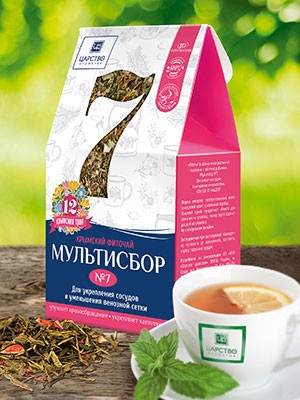 Мультисбор №7 для укрепления сосудов и уменьшения венозной сетки