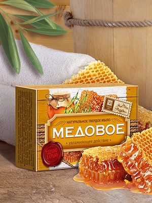 Натуральное мыло «Медовое»