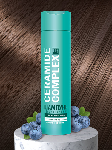Шампунь бессульфатный «Ceramide Complex» для жирных волос 