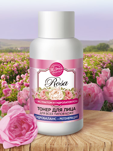 Тонер для лица «Rosa» для всех типов кожи