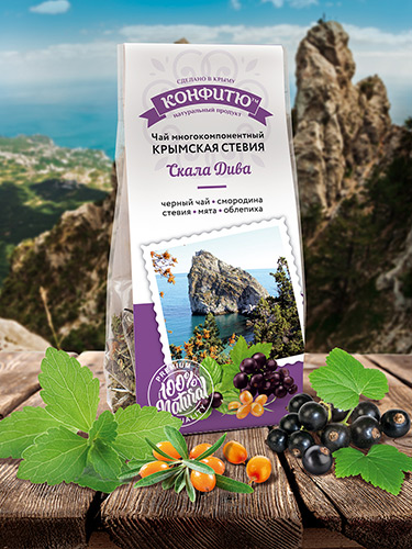 Чай «Крымская стевия. Скала Дива»
