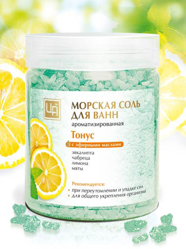 Морская соль для ванн «Тонус»