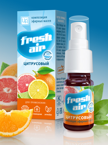 Аромакомпозиция эфирных масел «Fresh Air Цитрусовый»