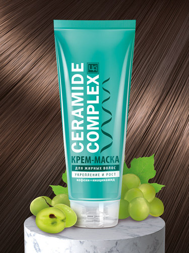 Крем-маска «Ceramide complex» для жирных волос