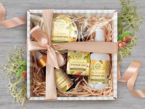 Набор натуральной косметики Beauty Box «Дубовый мох»