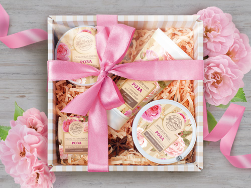 Набор натуральной косметики Beauty Box «Роза»
