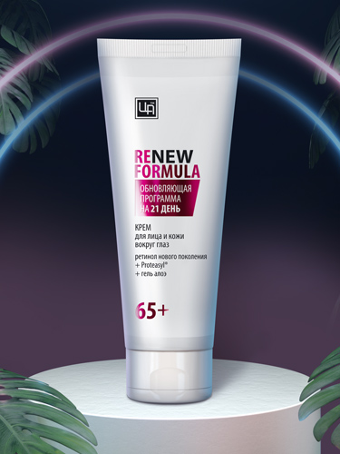 Крем для лица и кожи вокруг глаз «Renew Formula» 65+ 